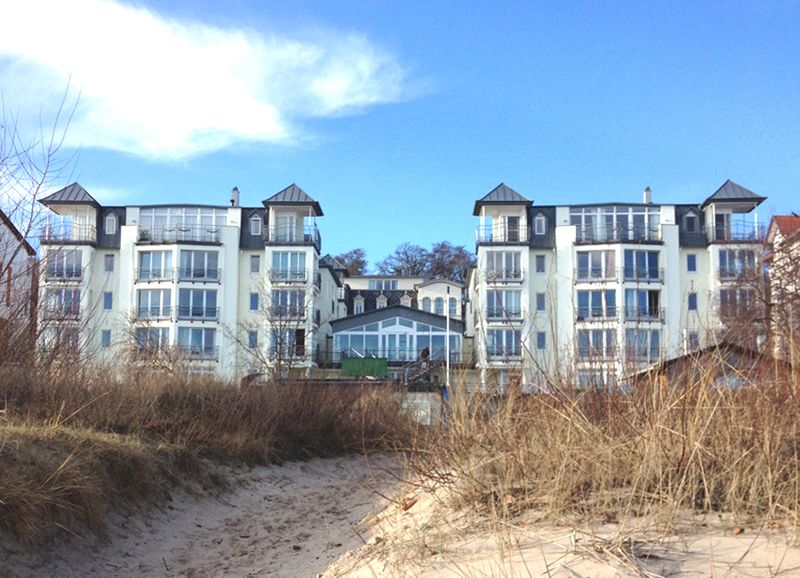 Appartement mit Hotelinfrastruktur und Meerblick in 1. Reihe von Seebad Bansin